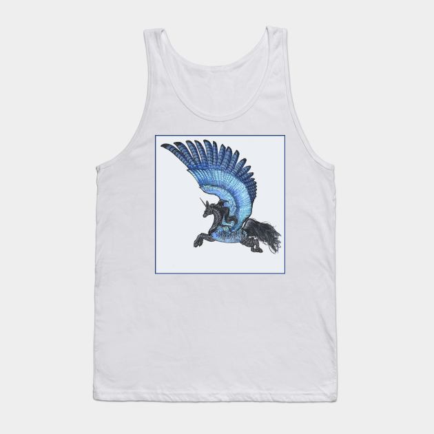 Bluebird Horse Tank Top by pegacorna